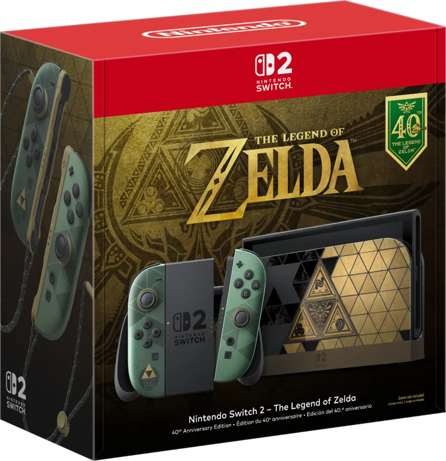 Switch 2 Zelda 40th Anniversary Edition box